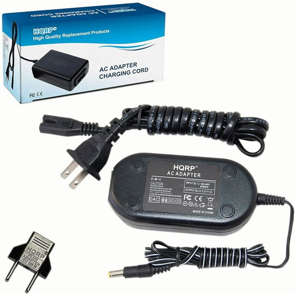 HQRP AC Adapter for Sony DVP-FX750/R, DVP-FX750/W DVP-FX750, DVP-FX750/L, DVP-FX750/P CD / DVD Player Power Supply Cord   HQRP Euro Plug Adapter