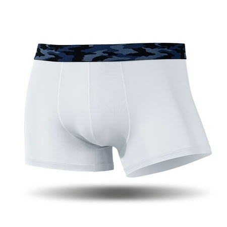 Summer Savings Clearance MIANHT Plus Size Men s Ice Silk Solid Color Underwear Boxer Shorts Thin Breathable Sexy Underwear