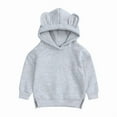 thumbnail image 5 of Kureaily Winter Girls Outfits 2 Piece Hoodie And Jogger Pants Cozy Casual Tracksuit For Toddler And Kids Soft Thermal Playwear 1-2 Years, 5 of 6