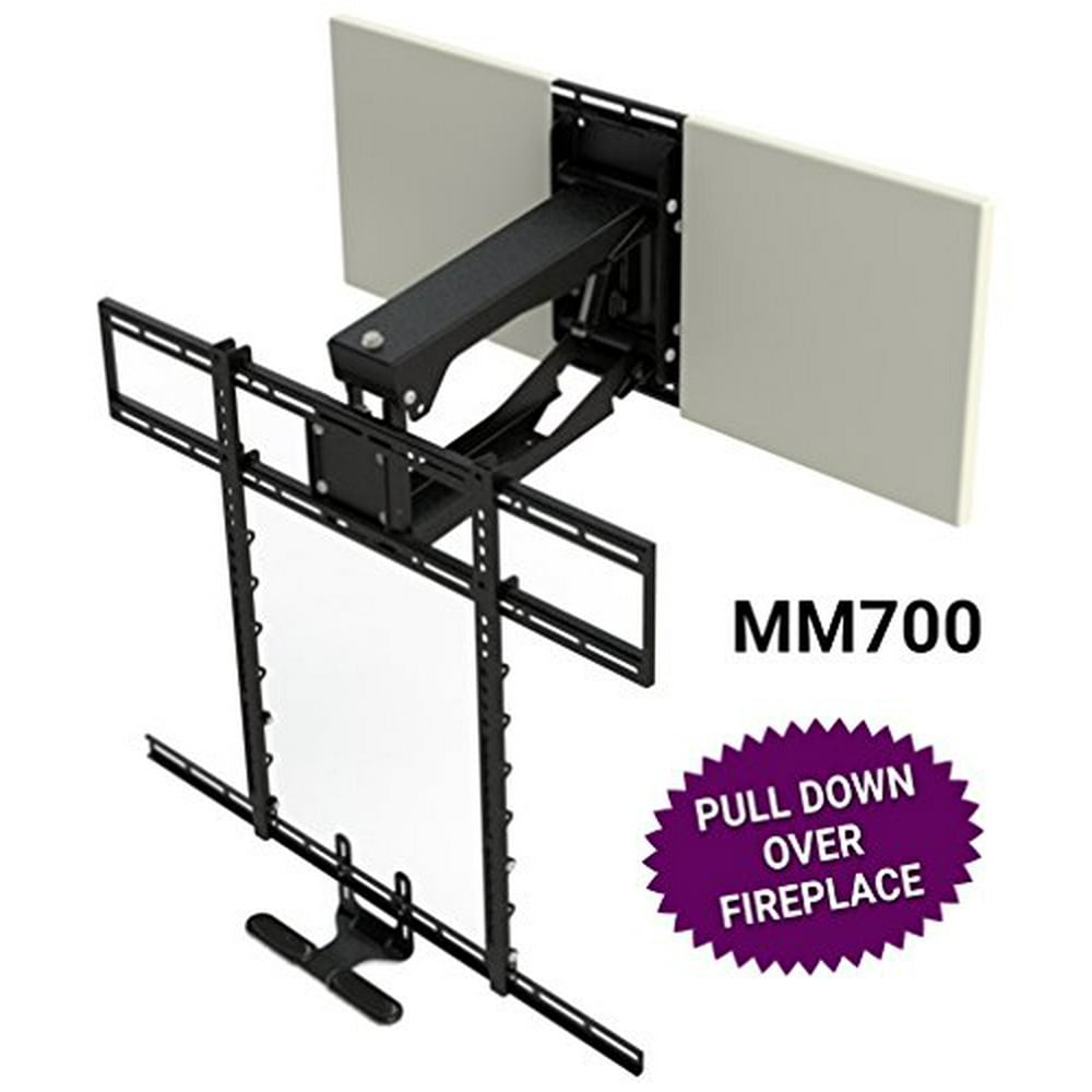 MantelMount MM700 Pro Fireplace TV Mount Pull Down Bracket for 50"90