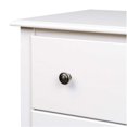 thumbnail image 3 of Wright Home Contemporary Metal 3 Drawers Nightstand in White Finish, 3 of 5