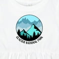 thumbnail image 4 of Inktastic Glacier National Park Montana Mountains Girls Baby Dress, 4 of 5