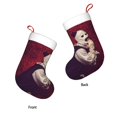 thumbnail image 3 of Terrifier Christmas Stocking Xmas Decorative Sock Double-Sided Print Hanging Gift Sock For Party & Tree Decoration 1pcs, 3 of 8