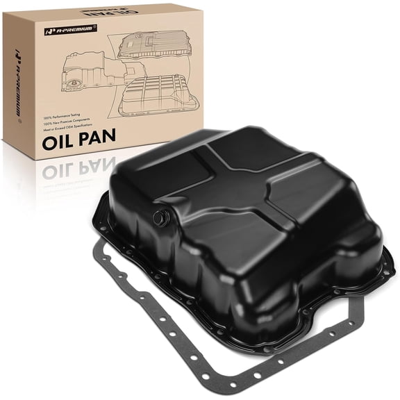 A-Premium Engine Oil Pan with Gasket Compatible with Jeep Patriot Compass Dodge Avenger Caliber Journey Chrysler 200 Cirrus Sebring L4 2.0L 2.4L