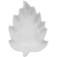thumbnail image 4 of Creative Leaf Shape Salad Bowl Irregular Ceramic Food Storage Plate Household Fruit Tray, 4 of 6