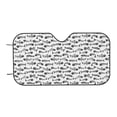 thumbnail image 7 of Fotbe Fish Bones Car Windshield Sunshade | Sun Visor Protector Front Window Shade, Keeps Out UV Rays, Keeps Your Vehicle Cool-Medium, 7 of 7