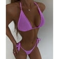thumbnail image 2 of Sexy Bikini 2022 Push Up mujeres trajes de baño femenino Micro Bikini conjunto sólido Tanga brasileño traje de baño trajes de baño Tan Jianjun unisex, 2 of 2