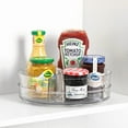 thumbnail image 5 of HBlife Lazy Susan Organizer with 5 Removable Bins, 10.6 Inches Clear Plastic Divided Lazy Susan Turntable for Cabinet, Fridge, Kitchen, Pantry, Countertop, Bathroom, 5 of 7