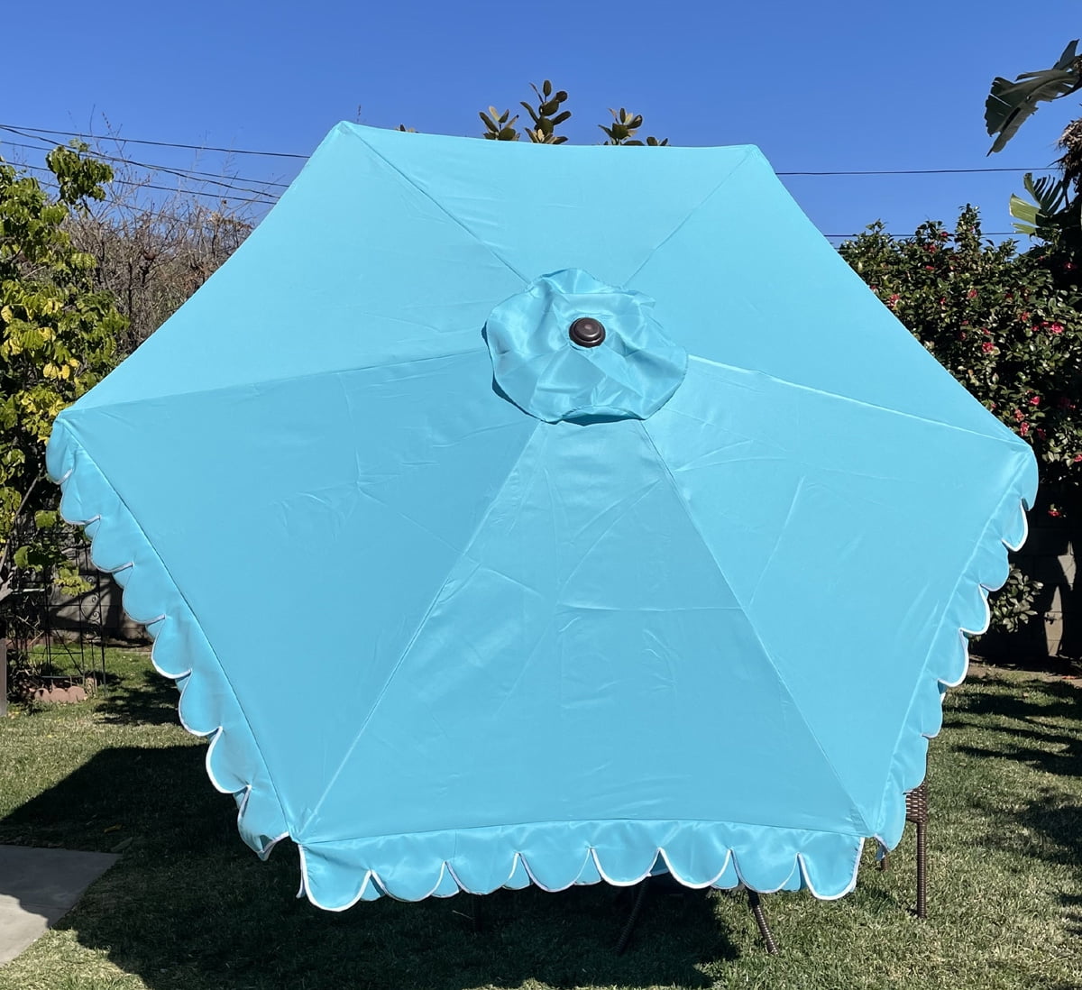BELLRINO DECOR Ersatzschirm Für Terrassenschirm – 3 Meter, 8 Rippen, Rot, Aus 220D Polyester Mit UV-Schutz