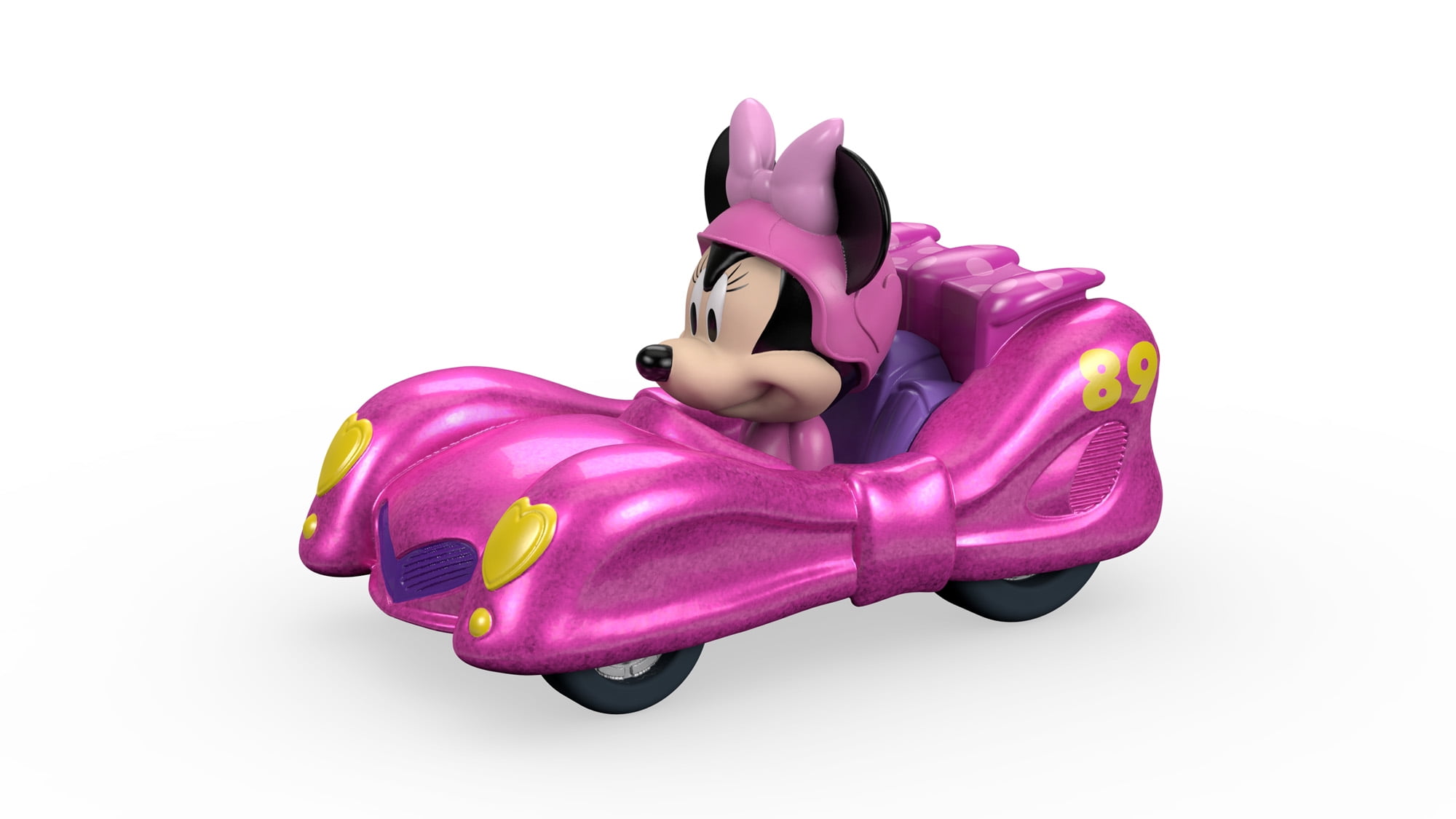 NEW DISNEY JUNIOR DIE CAST MICKEY & THE ROADSTER RACERS MINNIE'S PINK THUNDER 