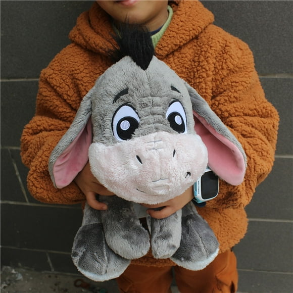 Free Shipping 28cm Cute Cartoon Gray Eeyore Donkey Stuff Animal Soft Plush Toy Doll Birthday Children Gift Collection