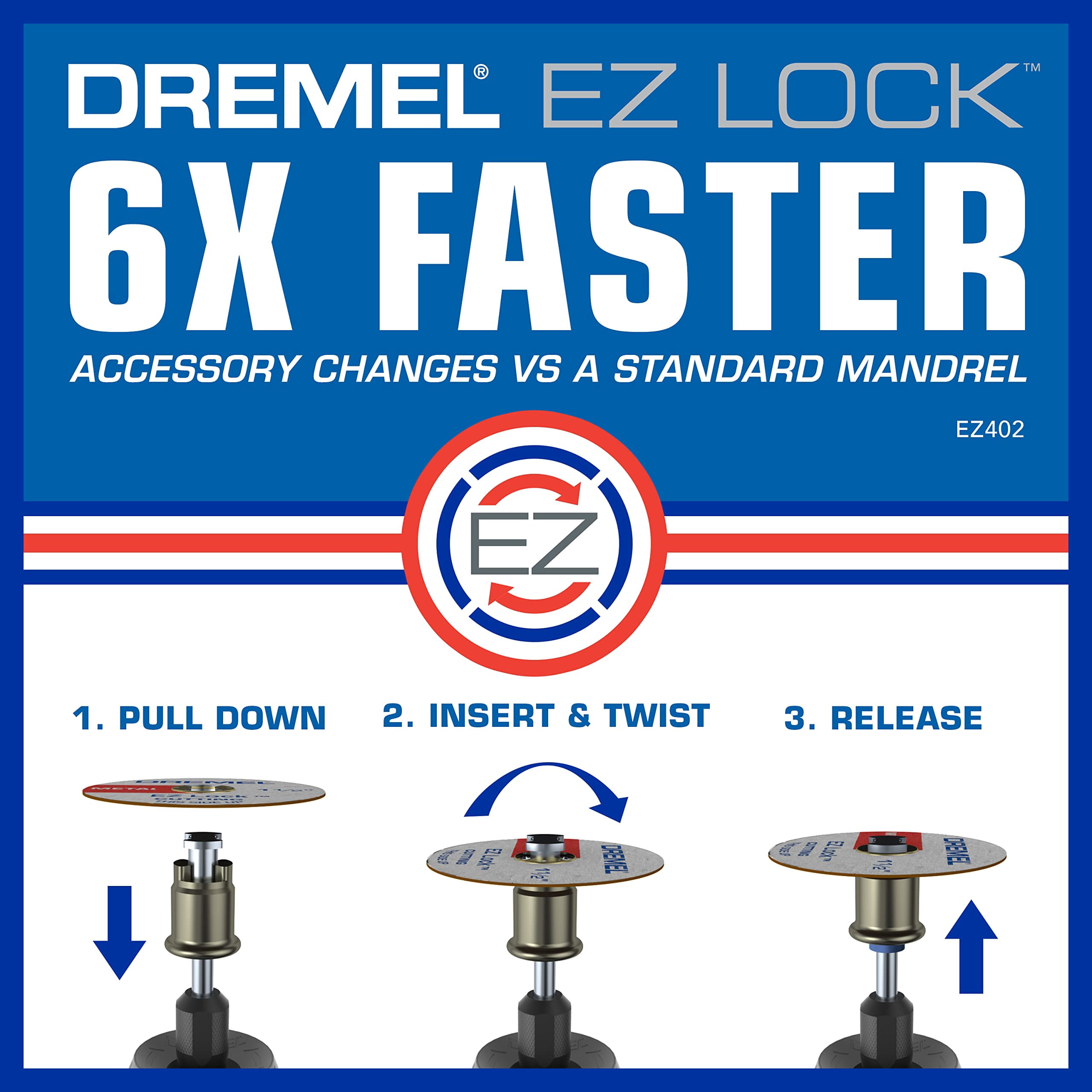 Dremel EZ728-01 11-Piece EZ Lock Cutting Accessory Micro Kit