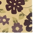 thumbnail image 2 of Linon Trio Flowers Transitional Area Rug, Beige, 1.83 x 2.83 ft., 2 of 3