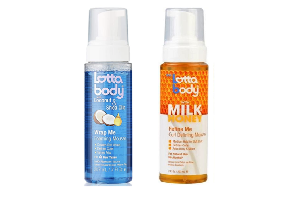 Lotta Body Coconut Oil Wrap Me Foaming Mousse & Curl Defining Mousse
