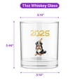 thumbnail image 5 of Happy New Year Bernese Mountain Dog Welcome 2025 Balloon Firework Party 11oz Whiskey Glass Mug Berner Lover Gifts Whiskey Cocktail Glasses Cup - 01014, 5 of 5