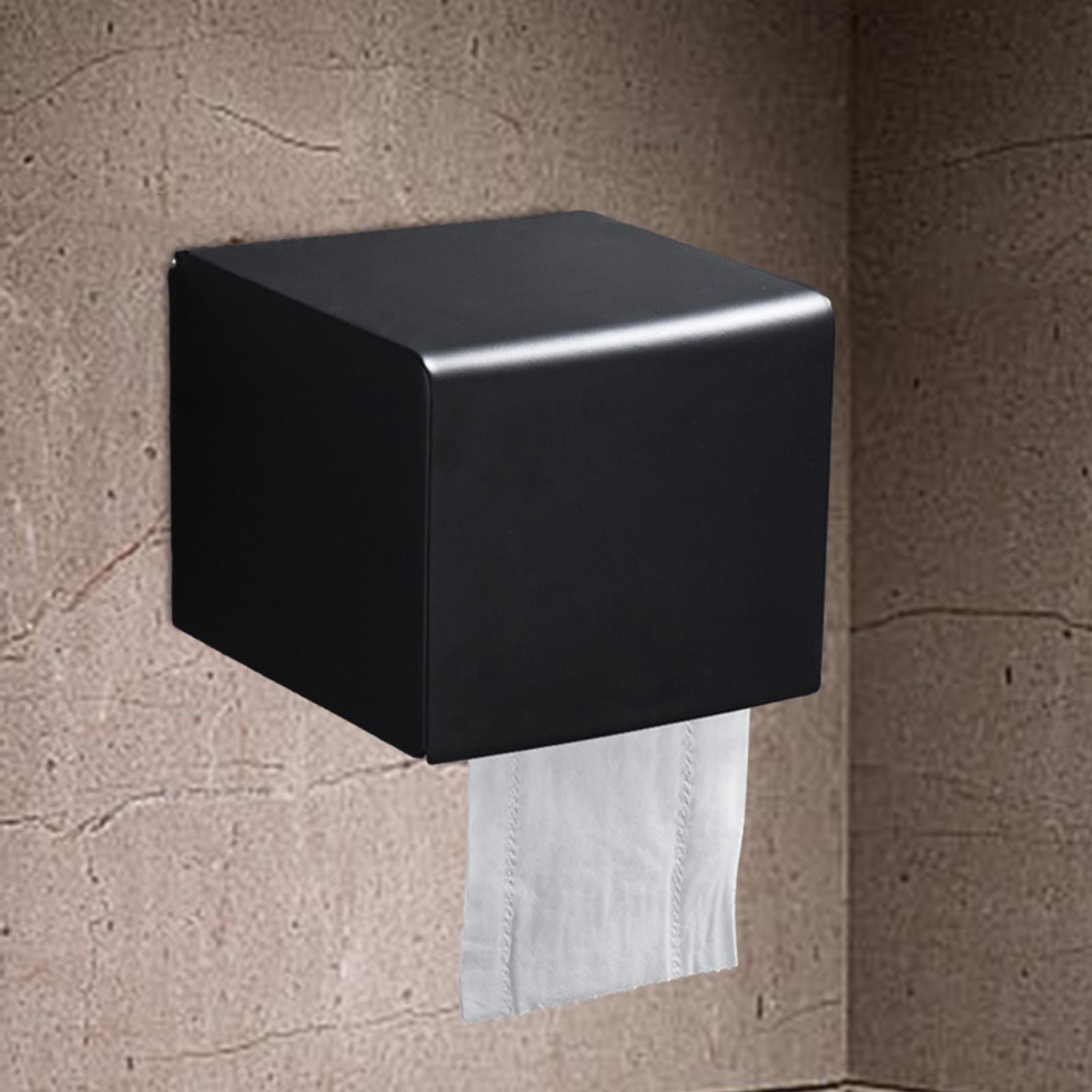 Fiocias Bathroom Tissue Box Toilet Roll Holder Wall Mount Toilet Paper Holder for Living