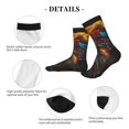 thumbnail image 4 of Pofeuu Vibrant Skull Soldier Print Crew Socks, Adult Running Hiking Socks for Youth and Adult, 4 of 7