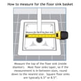 thumbnail image 7 of 8.5" Floor Sink Basket, for Restaurant Floor Sink drains, Prevent Drain Clogs with The Original Drain-Net Basket, 7 of 7