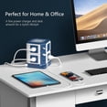 thumbnail image 6 of BESTEK 8 Outlet 6 USB Power Strips Tower, Surge Protector with 10W Wireless Charger & PD20W USB C, 4000Joules, 5ft Cord, Blue, 6 of 8
