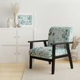 thumbnail image 2 of Designart "Blossoming Pastel Wildflowers On Light Blue VII" Upholstered Floral Bouquet Accent Chair and Traditional Arm Chair - Multiple Color & Pattern, 2 of 7
