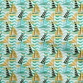 thumbnail image 1 of oneOone Cotton Cambric Mustard Yellow Fabric Yacht Craft Projects Decor Fabric Printed By The Yard 56 Inch Wide-R2, 1 of 5