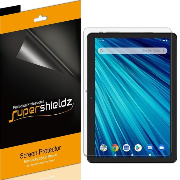 [3-Pack] Supershieldz for Dragon Touch Max10 Tablet Screen Protector, Anti-Bubble High Definition (HD) Clear Shield