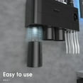 thumbnail image 3 of Toothbrush Holder for Bathroom Cups Toothbrush Holder Wall Mounted with Toothpaste Dispenser Large Capacity Tray Cosmetic Drawer Bathroom Storage & Bathroom Organizer, 3 of 9