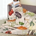 thumbnail image 6 of Pofeuu Cute Vegetables Print Ultra-Soft Micro Fleece Blanket,for Bed Or Sofa,All Season Throw Blankets Flannel Blanket-50"x40", 6 of 7