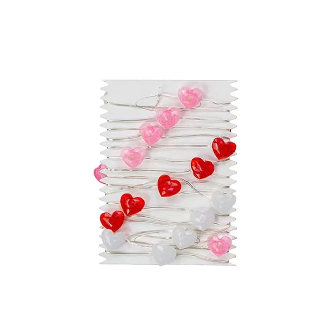 Heart Fairy String Lights for Valentine's Day Decor - Flexible and Versatile Romantic Home Decoration Gift