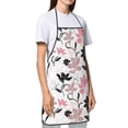 thumbnail image 3 of Fuzoiu Lilies Flowers Print Waterproof Apron, Kitchen Apron for Women Men Chef, Apron for Christmas Dinner Party Cooking Baking Crafting House Cleaning Kitchen, 3 of 7