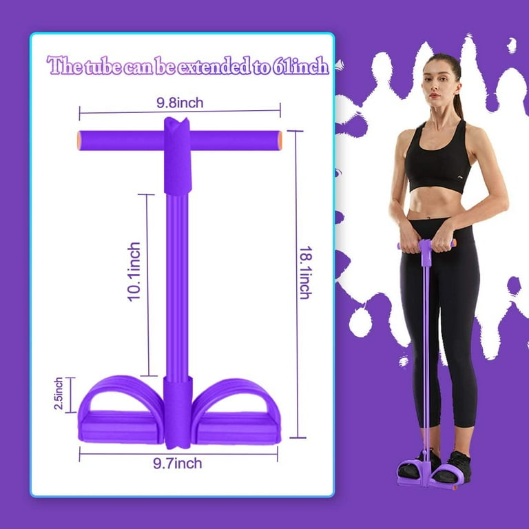 Multifunctional Pilates Resistance Bar Kit Pedal Puller With Anti