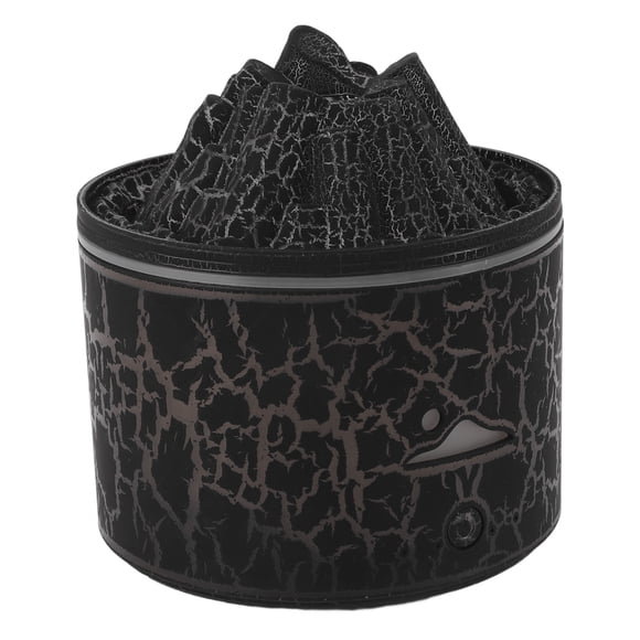 Topincn Humidificador Volcán Difusor de Llama Silencioso, Humidificador en Aerosol de 180 ml, Difusor de Aromaterapia con apaguado Autico para Dormitorio, Hogar, Oficina
