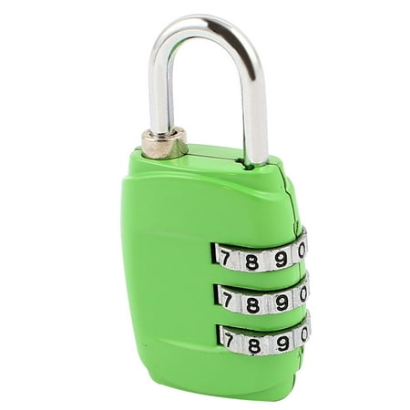 3 Digits Lock Travel Backpack Jewelry Box Luggage Padlock 4 Pack Resettable Combination Code Password