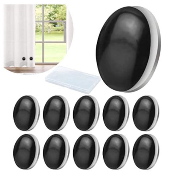 Konghyp Magnetic Shower Curtain Weight 1pc,Shower Curtain Weights Magnets, Plastic Heavy Duty Weights, Prevent Curtain Liner From Blowing Around, Work For Drapery, Flag, Tablecloth