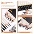 thumbnail image 2 of Shisuyan 12Pcs Drawing Graphite Pencils Portable Pencils Smooth Painting Pencils Sketching Pencils, 2 of 9