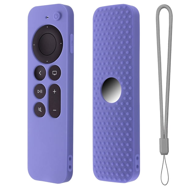 Para Apple TV 4K 6th Stick Remote Funda protectora de silicona con correa
