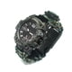 thumbnail image 2 of Reloj de cuerda tejida con paraguas multifuncional para exteriores, pulsera de supervivencia para exteriores, correa deportiva, brújula con silbato de pedernal, 2 of 5