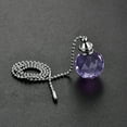 thumbnail image 3 of Uxcell Ceiling Fan Light Lighting Pull Chain Ornament Ice Cracked Ball Pendant Accessories 2Pcs Purple, 3 of 6