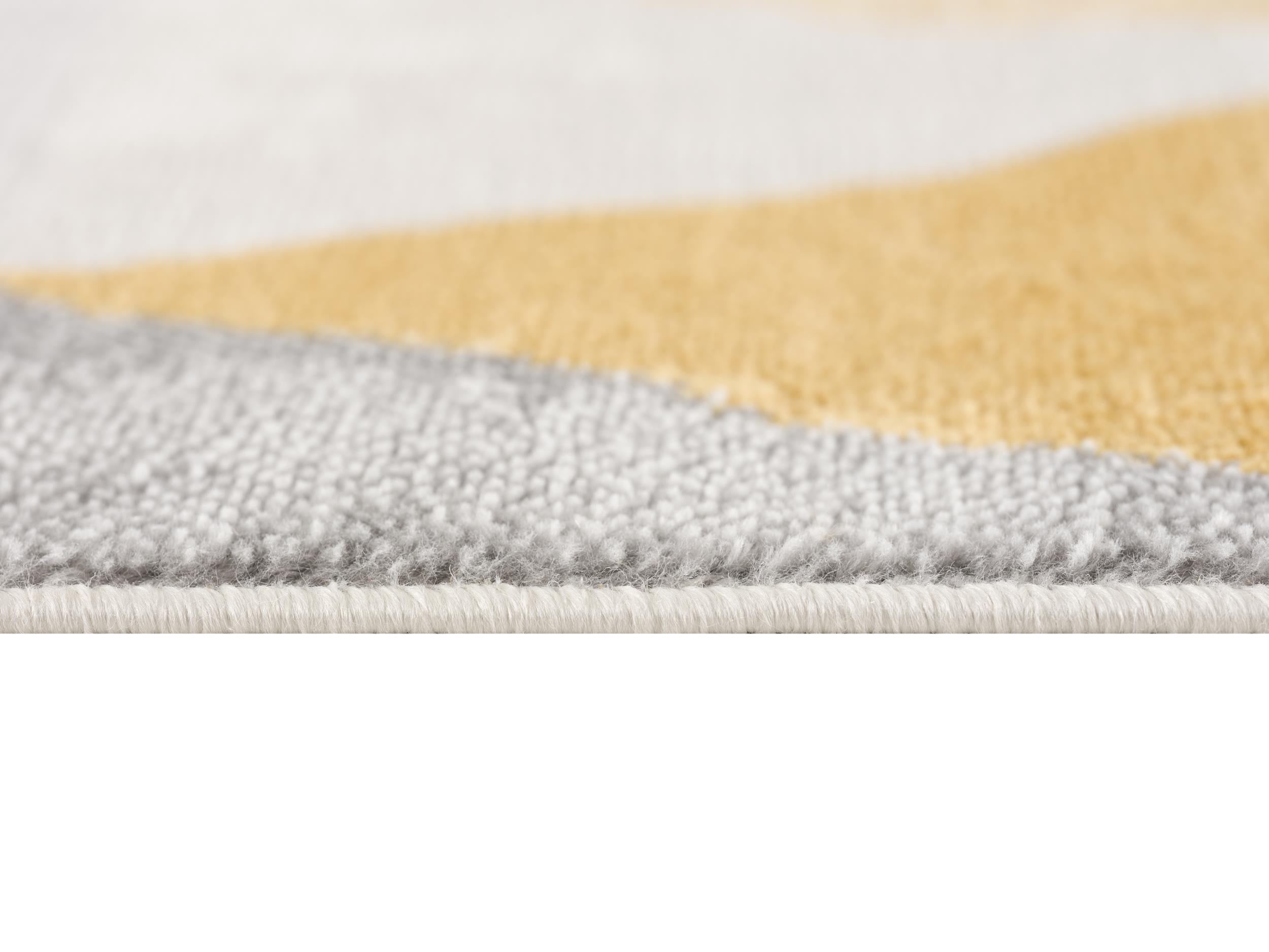 Rug Branch Savannah 2' x 11' (Exact Size: 2'3" 11') Mid-Century Modern Runner Area Rug, Yellow Beige, Geometric Entryway, Hallway, Bathroom, and Kitchen