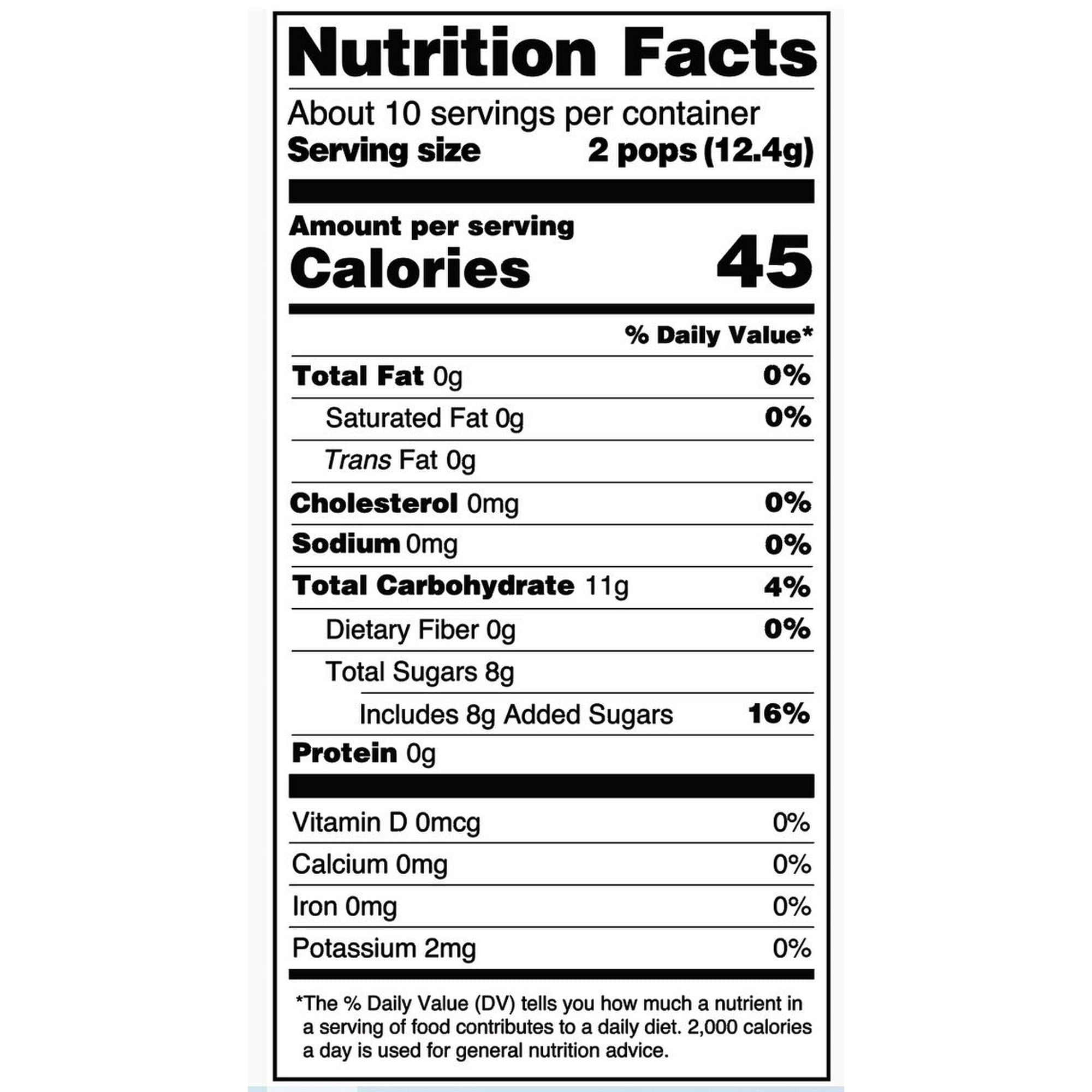YumEarth Organic Fruit Pops Lollipops Assorted Flavors 4.2 oz 20 Count