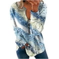 thumbnail image 2 of Chandails à Capuchon Mode pour Femmes 2023 Hauts Automne Manches Longues Chandail Ample Chemise Chic Décontractée Chandails à Col Rond pour Dames Rabais de 50 % Liquidation Costumes d'Halloween/Noël, 2 of 5