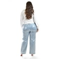 thumbnail image 3 of Blusa con jareta ajustable Roman Fashion /Tallas Extras, 1838 (Blanco) blanco 38, 3 of 5