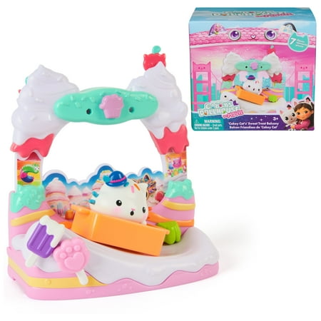 Gabby's Dollhouse: The Movie, Cakey Cat's Sweet Treat Balcony with Figure & Accessories
