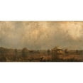thumbnail image 3 of Heade, Martin Johnson 24x14 Black Modern Framed Museum Art Print Titled - High Tide on the Marshes, 3 of 5