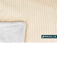 thumbnail image 6 of PAVILIA Premium Chevron Sherpa Blanket Twin Size | Soft Reversible Latte Fleece Blanket Throw | Plush, Fuzzy Throw for Bed, TV Blanket| Lightweight Microfiber, 60x80 Inches, 6 of 7