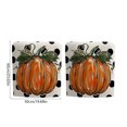 thumbnail image 3 of Qjidjing 2Pcs Fall Thanksgiving Chair Covers, Halloween Maple Leaf Decor Slipcovers For Indoor Home Dining Chair, Party, 3 of 6