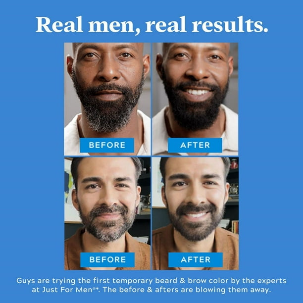 Just for Men 1-Day Beard & Brow Colour - Walmart.ca