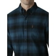thumbnail image 5 of Chaps Men's & Big Men's Long Sleeve Stretch Button Down Flannel Shirt, 5 of 5