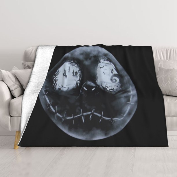Manta de aire acondicionado de Pesadilla antes de Navidad, manta de felpa de franela suave, manta de cama, manta de sofá para adolescentes, niños, niñas, niños, hombres, mujeres