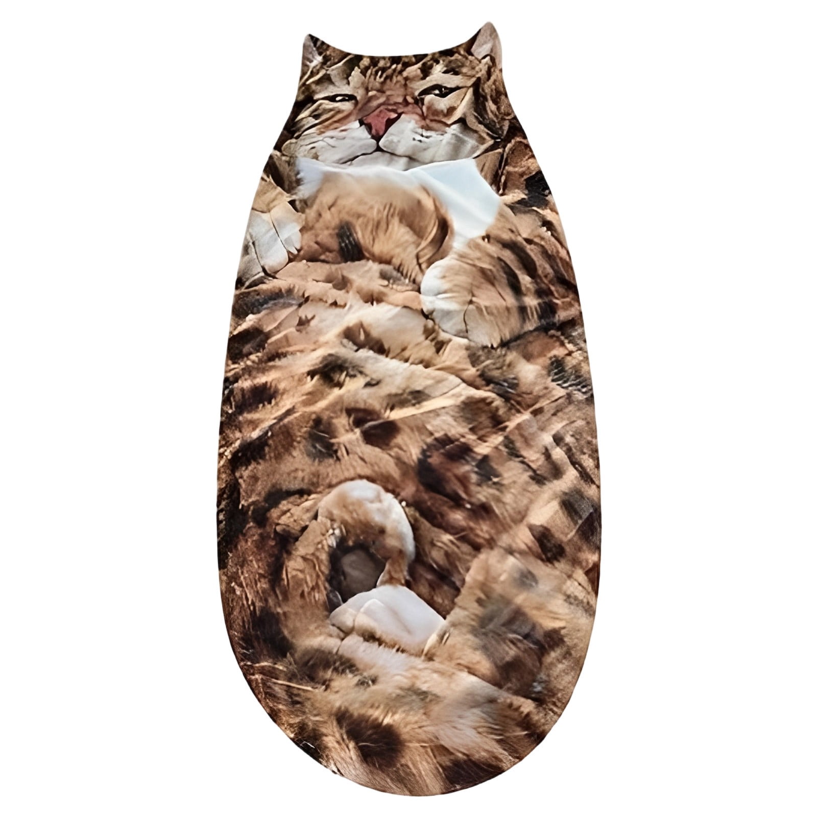 Cat Sleeping Bag for Human,Adult Soft Sleeping Bag – Plush Cat Envelope Sleeping Bag for Camping,Sleepovers & Home Lounging,Washable Warm Blanket,68.9x31.5 Inch(C)
